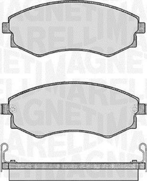 Magneti Marelli 363916060467 - Kit pastiglie freno, Freno a disco www.autoricambit.com