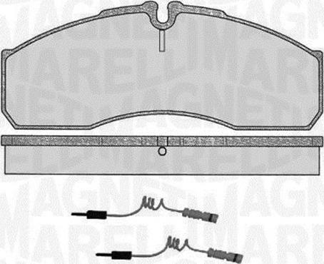 Magneti Marelli 363916060481 - Kit pastiglie freno, Freno a disco www.autoricambit.com