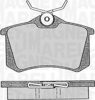 Magneti Marelli 363916060432 - Kit pastiglie freno, Freno a disco www.autoricambit.com