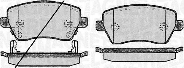 Magneti Marelli 363916060594 - Kit pastiglie freno, Freno a disco www.autoricambit.com