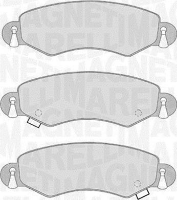 Magneti Marelli 363916060548 - Kit pastiglie freno, Freno a disco www.autoricambit.com