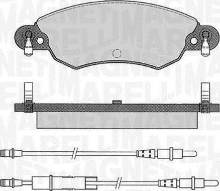 Magneti Marelli 363916060565 - Kit pastiglie freno, Freno a disco www.autoricambit.com