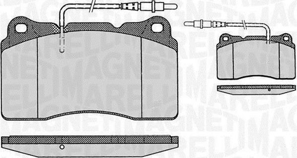 Magneti Marelli 363916060500 - Kit pastiglie freno, Freno a disco www.autoricambit.com