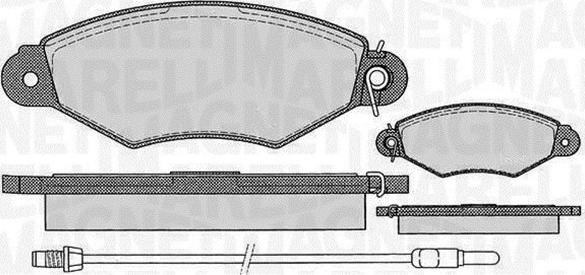 Magneti Marelli 363916060514 - Kit pastiglie freno, Freno a disco www.autoricambit.com