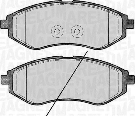 Magneti Marelli 363916060511 - Kit pastiglie freno, Freno a disco www.autoricambit.com