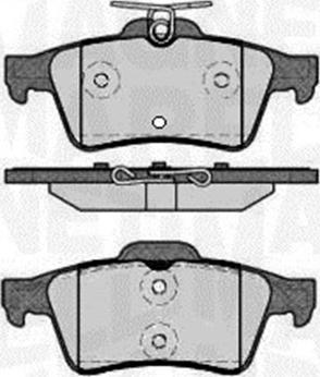 Magneti Marelli 363916060570 - Kit pastiglie freno, Freno a disco www.autoricambit.com