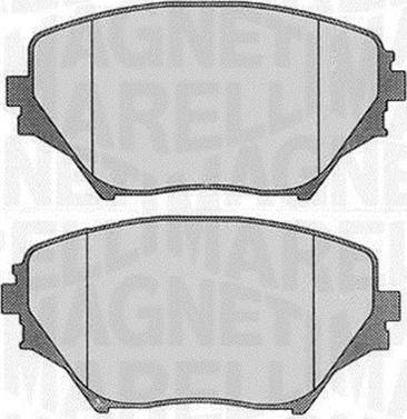 Magneti Marelli 363916060577 - Kit pastiglie freno, Freno a disco www.autoricambit.com