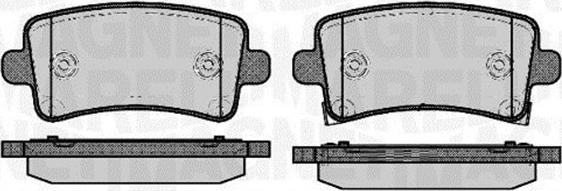 Magneti Marelli 363916060690 - Kit pastiglie freno, Freno a disco www.autoricambit.com