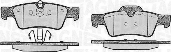 Magneti Marelli 363916060640 - Kit pastiglie freno, Freno a disco www.autoricambit.com