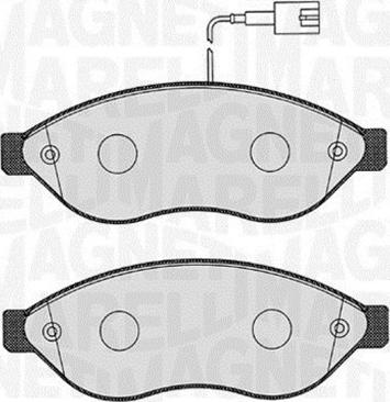 Magneti Marelli 363916060642 - Kit pastiglie freno, Freno a disco www.autoricambit.com