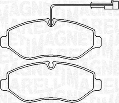 Magneti Marelli 363916060650 - Kit pastiglie freno, Freno a disco www.autoricambit.com