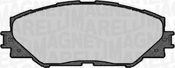 Magneti Marelli 363916060663 - Kit pastiglie freno, Freno a disco www.autoricambit.com