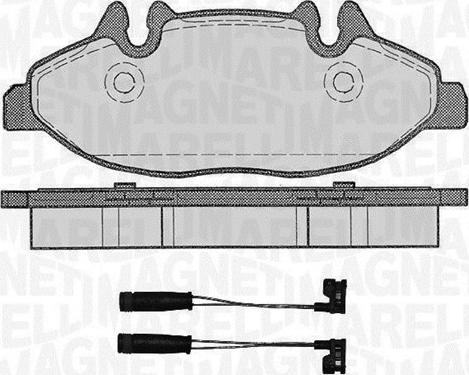 Magneti Marelli 363916060617 - Kit pastiglie freno, Freno a disco www.autoricambit.com