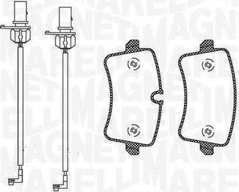 Magneti Marelli 363916060675 - Kit pastiglie freno, Freno a disco www.autoricambit.com