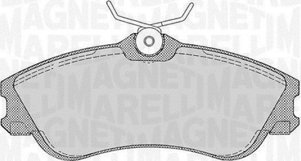 Magneti Marelli 363916060199 - Kit pastiglie freno, Freno a disco www.autoricambit.com