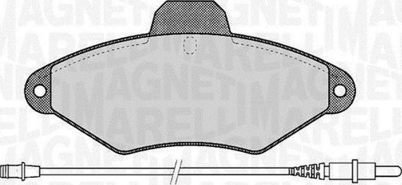 Magneti Marelli 363916060198 - Kit pastiglie freno, Freno a disco www.autoricambit.com