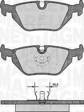 Magneti Marelli 363916060154 - Kit pastiglie freno, Freno a disco www.autoricambit.com