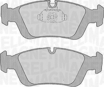 Magneti Marelli 363916060155 - Kit pastiglie freno, Freno a disco www.autoricambit.com