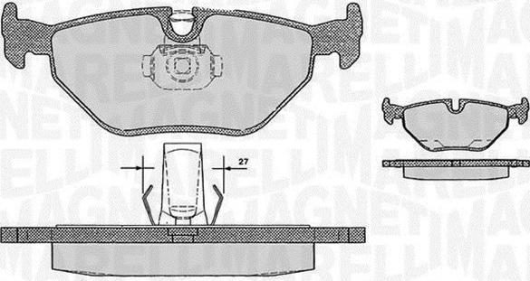 Magneti Marelli 363916060158 - Kit pastiglie freno, Freno a disco www.autoricambit.com