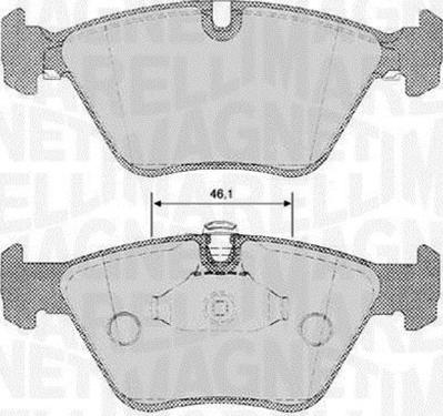 Magneti Marelli 363916060153 - Kit pastiglie freno, Freno a disco www.autoricambit.com