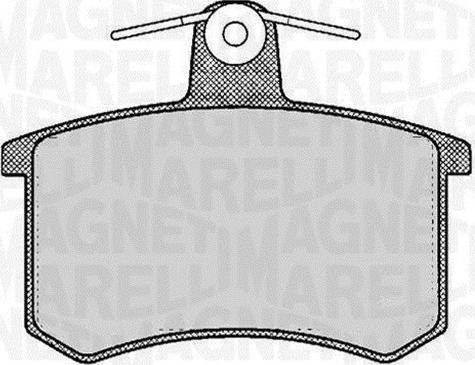 Magneti Marelli 363916060116 - Kit pastiglie freno, Freno a disco www.autoricambit.com