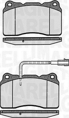 Magneti Marelli 363916060110 - Kit pastiglie freno, Freno a disco www.autoricambit.com