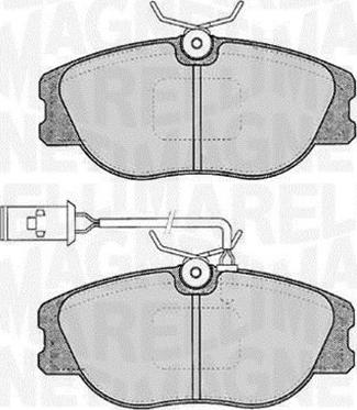 Magneti Marelli 363916060117 - Kit pastiglie freno, Freno a disco www.autoricambit.com