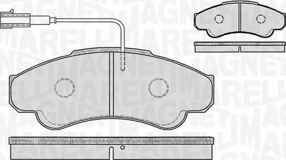 Magneti Marelli 363916060187 - Kit pastiglie freno, Freno a disco www.autoricambit.com