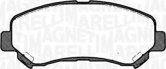 Magneti Marelli 363916060811 - Kit pastiglie freno, Freno a disco www.autoricambit.com