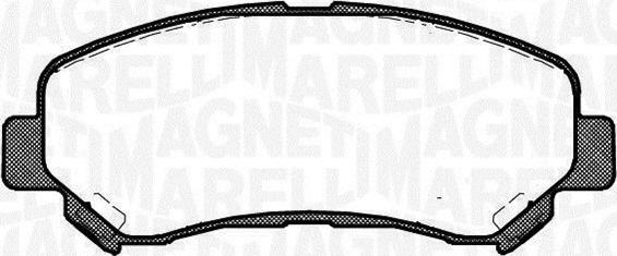 Magneti Marelli 363916060812 - Kit pastiglie freno, Freno a disco www.autoricambit.com