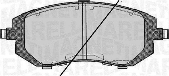 Magneti Marelli 363916060399 - Kit pastiglie freno, Freno a disco www.autoricambit.com