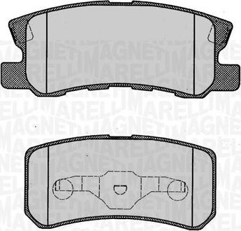 Magneti Marelli 363916060340 - Kit pastiglie freno, Freno a disco www.autoricambit.com