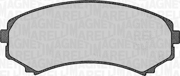 Magneti Marelli 363916060342 - Kit pastiglie freno, Freno a disco www.autoricambit.com