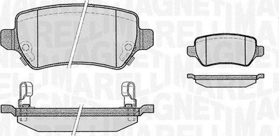 Magneti Marelli 363916060356 - Kit pastiglie freno, Freno a disco www.autoricambit.com