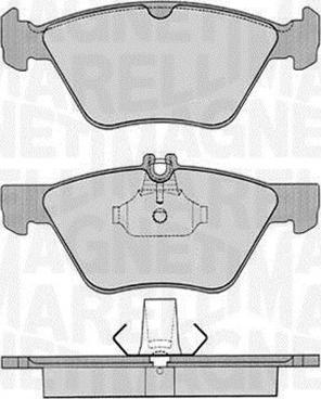 Magneti Marelli 363916060315 - Kit pastiglie freno, Freno a disco www.autoricambit.com