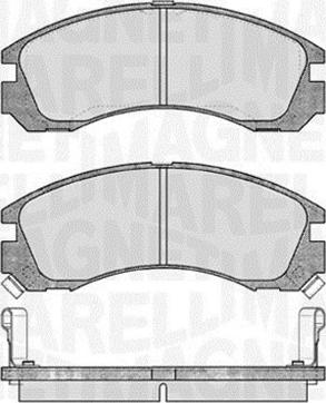 Magneti Marelli 363916060339 - Kit pastiglie freno, Freno a disco www.autoricambit.com