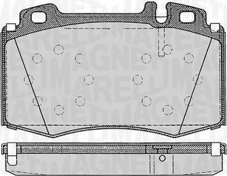 Magneti Marelli 363916060320 - Kit pastiglie freno, Freno a disco www.autoricambit.com