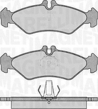 Magneti Marelli 363916060322 - Kit pastiglie freno, Freno a disco www.autoricambit.com