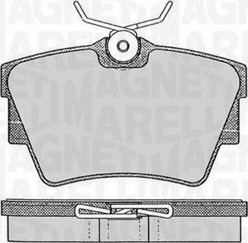 Magneti Marelli 363916060370 - Kit pastiglie freno, Freno a disco www.autoricambit.com