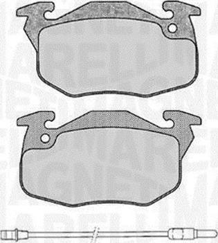 Magneti Marelli 363916060372 - Kit pastiglie freno, Freno a disco www.autoricambit.com