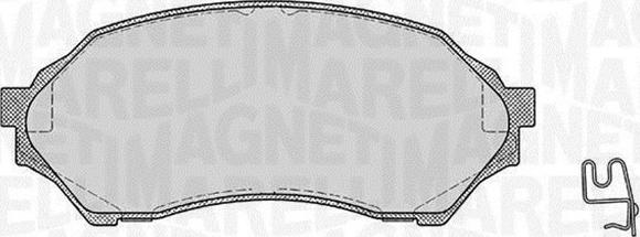 Magneti Marelli 363916060293 - Kit pastiglie freno, Freno a disco www.autoricambit.com