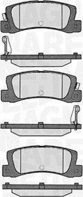 Magneti Marelli 363916060292 - Kit pastiglie freno, Freno a disco www.autoricambit.com