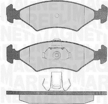 Magneti Marelli 363916060248 - Kit pastiglie freno, Freno a disco www.autoricambit.com