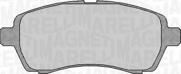 Magneti Marelli 363916060254 - Kit pastiglie freno, Freno a disco www.autoricambit.com