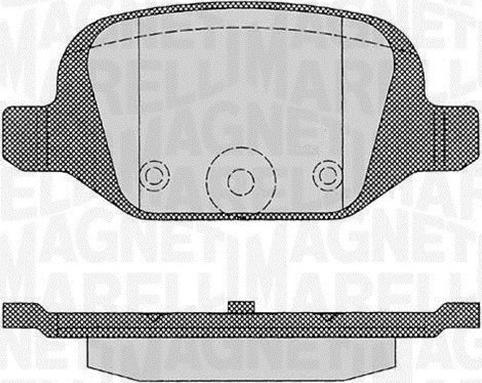 Magneti Marelli 363916060216 - Kit pastiglie freno, Freno a disco www.autoricambit.com