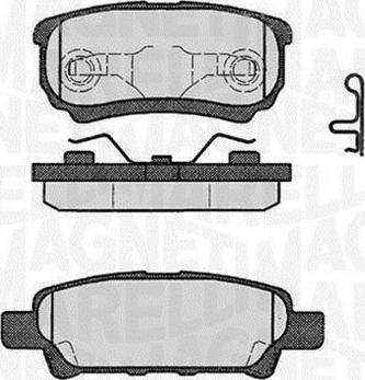 Magneti Marelli 363916060285 - Kit pastiglie freno, Freno a disco www.autoricambit.com