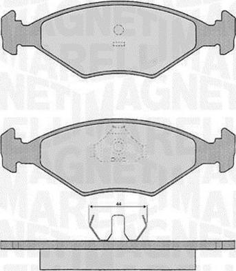 Magneti Marelli 363916060229 - Kit pastiglie freno, Freno a disco www.autoricambit.com