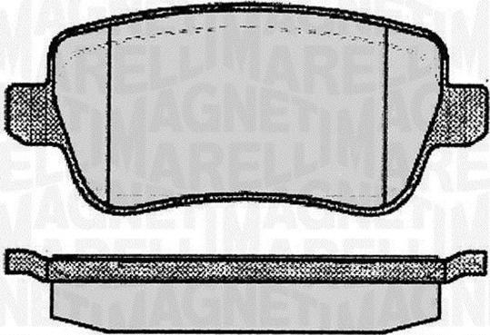 Magneti Marelli 363916060225 - Kit pastiglie freno, Freno a disco www.autoricambit.com