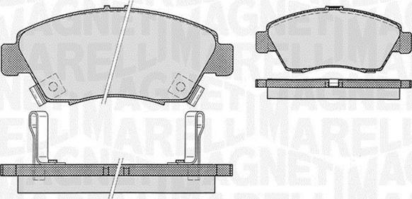 Magneti Marelli 363916060275 - Kit pastiglie freno, Freno a disco www.autoricambit.com