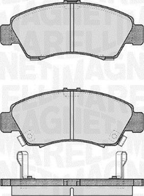 Magneti Marelli 363916060276 - Kit pastiglie freno, Freno a disco www.autoricambit.com